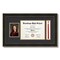 ArtToFrames 8.5x11 inch Diploma Frame with 4x6 Inch Image Opening and Tassel Opening - Framed with Black and Gold Mats, Comes with Regular Acrylic and Sawtooth Hanger for Wall Hanging (DIT-8.5x11)